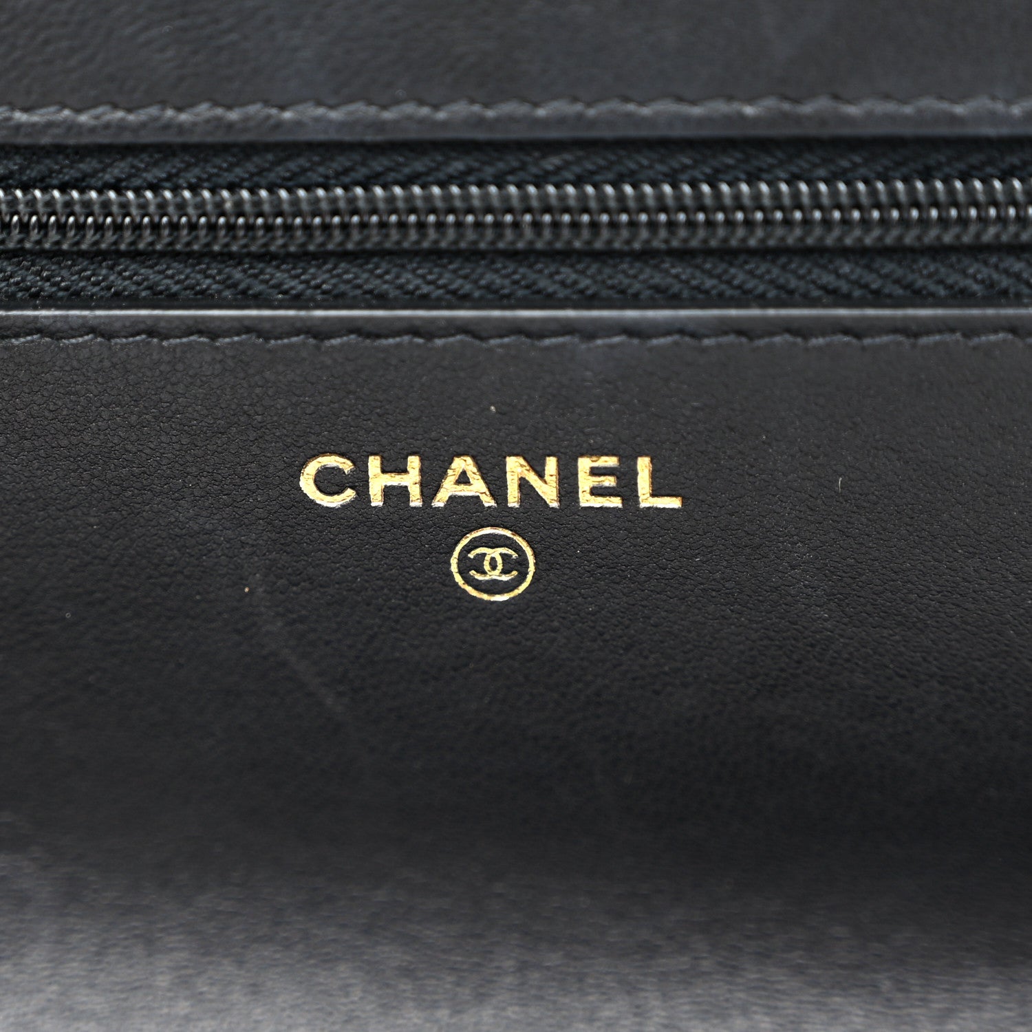 Chanel Lambskin Quilted Wallet On Chain WOC Black 6 of 12