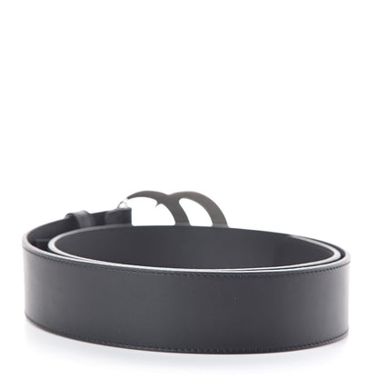 Gucci Moon Calfskin Nickel Double G 40mm Belt 85 34 Black 3 of 7