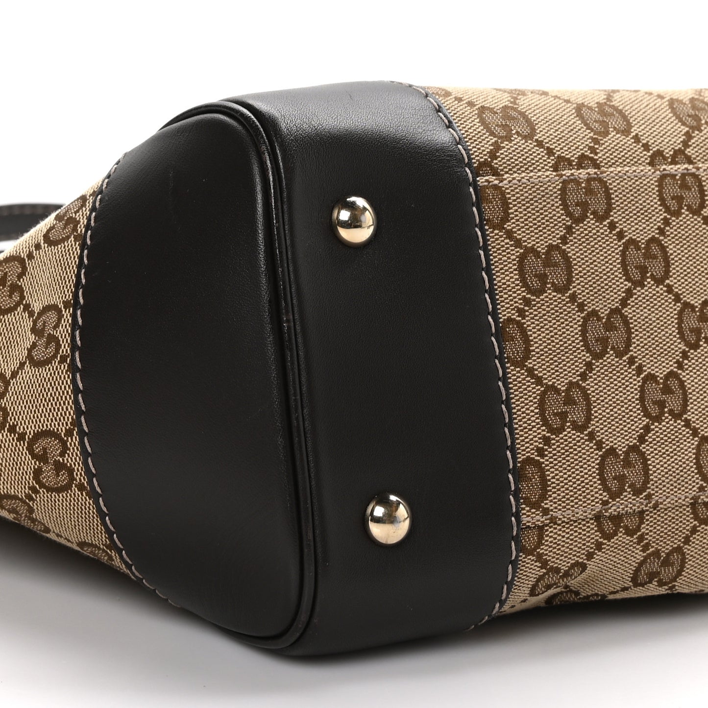 Monogram Web Medium Mayfair Tote Dark Brown