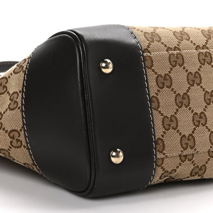 Gucci Monogram Web Medium Mayfair Tote Dark Brown 9 of 9