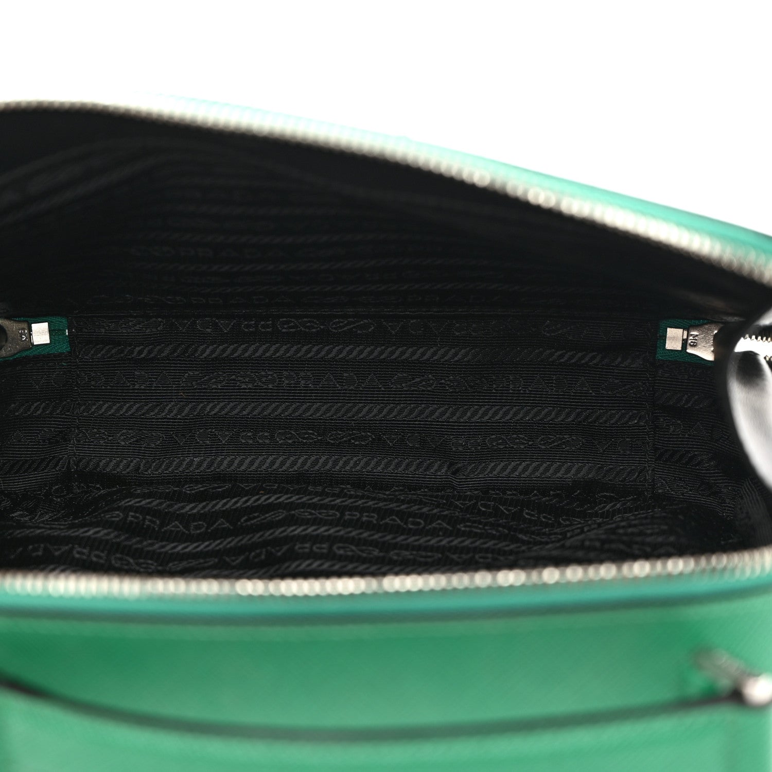 Prada Saffiano Travel Medium Brique Crossbody Bag Mango 5 of 12