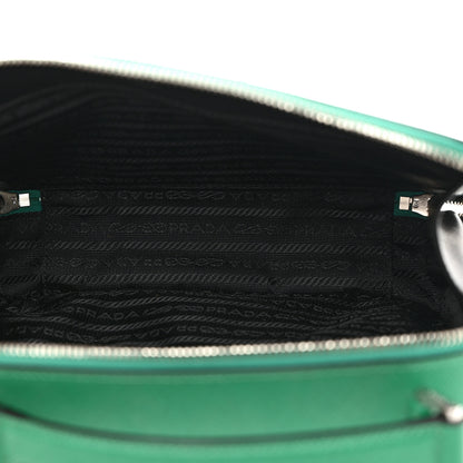 Prada Saffiano Travel Medium Brique Crossbody Bag Mango 5 of 12