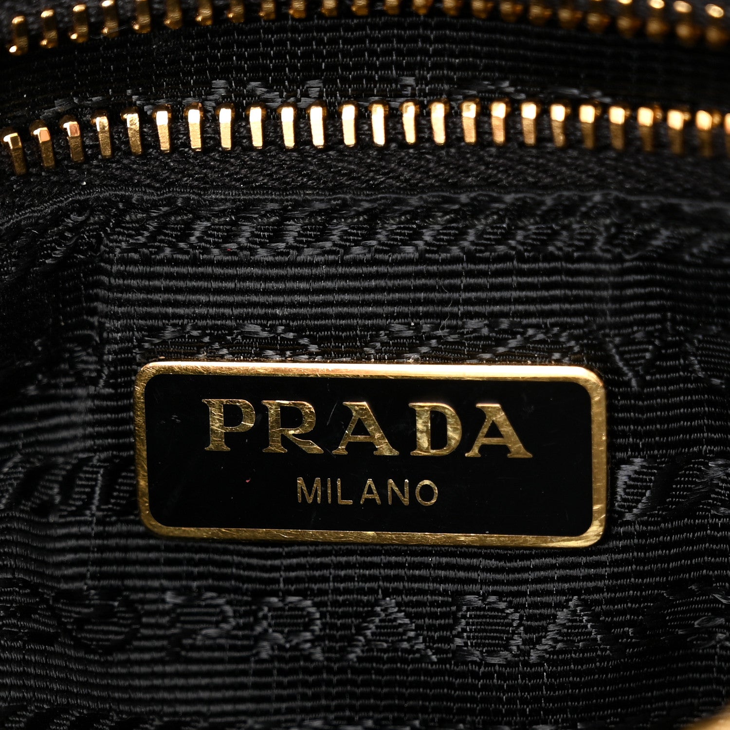 Prada Tessuto Nylon Gaufre Shoulder Bag Black 6 of 9