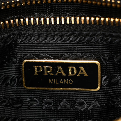 Prada Tessuto Nylon Gaufre Shoulder Bag Black 6 of 9