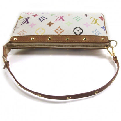 Louis Vuitton Monogram Multicolor Pochette Accessories White 5 of 9
