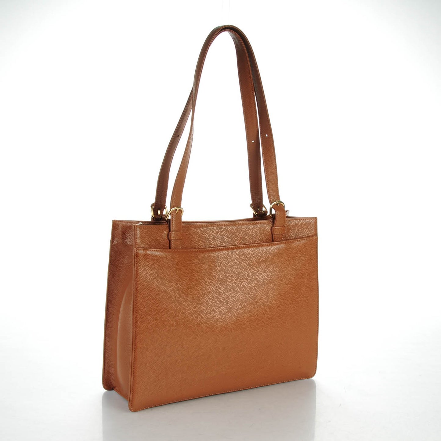 Caviar Shoulder Bag Light Brown