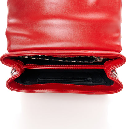 Saint Laurent Calfskin Y Quilted Monogram Toy Loulou Crossbody Bag Rouge Eros 5 of 12