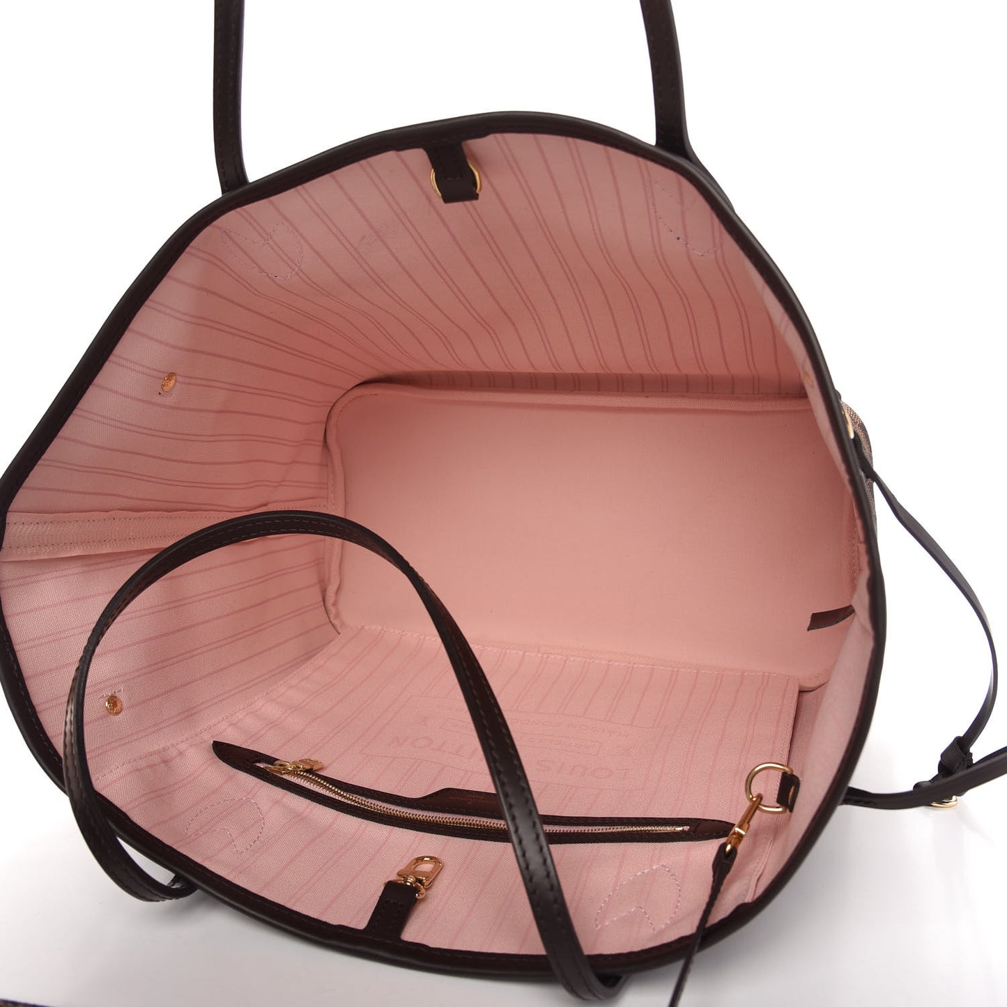 Damier Ebene Neo Neverfull MM Rose Ballerine