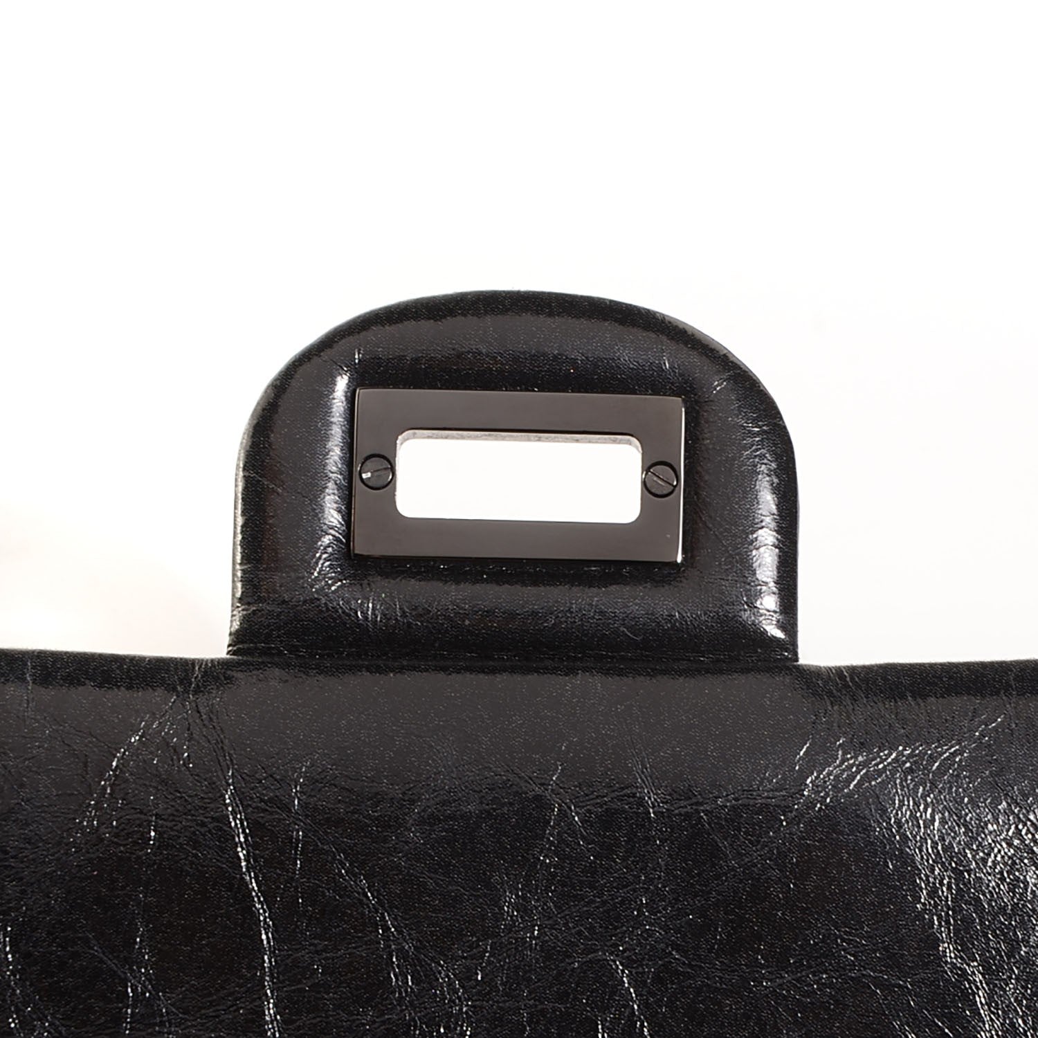 Chanel Glazed Calfskin 2.55 Reissue Flap 226 Black 9 of 9