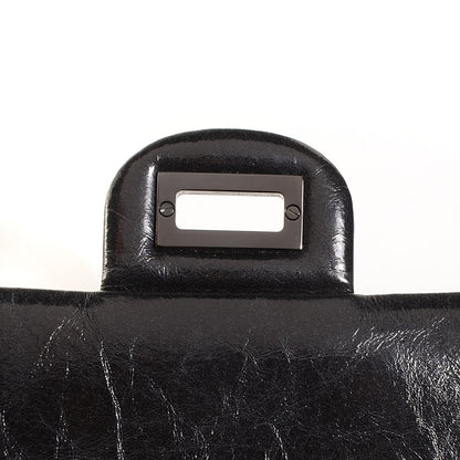 Chanel Glazed Calfskin 2.55 Reissue Flap 226 Black 9 of 9