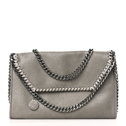 Stella McCartney Shaggy Deer Mini Falabella Crossbody Bag Grey 1 of 8