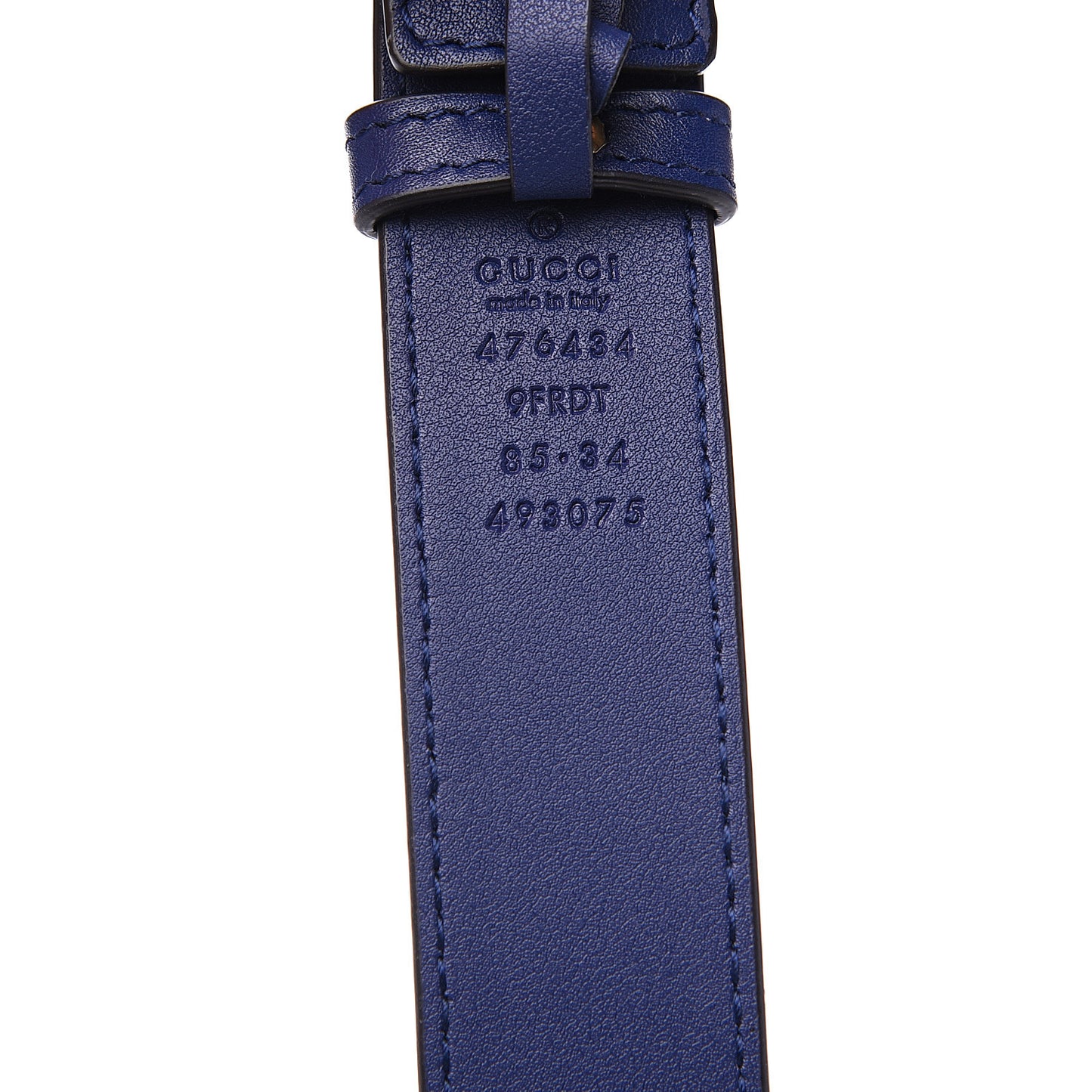 Velvet Matelasse GG Marmont Belt Bag 85 34 Cobalt Blue