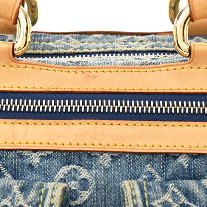Louis Vuitton Monogram Denim Neo Speedy Blue 7 of 12