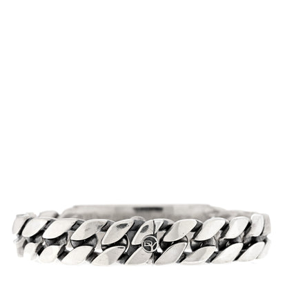 David Yurman Sterling Silver Diamond Pave Curb Link ID Bracelet 2 of 3