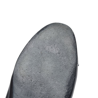 Chanel Lambskin Patent Cap Toe Ballerina Flats 38.5 Black 9 of 12