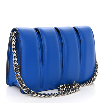 Alexander McQueen Calfskin Small Slash Bag Blue 3 of 11