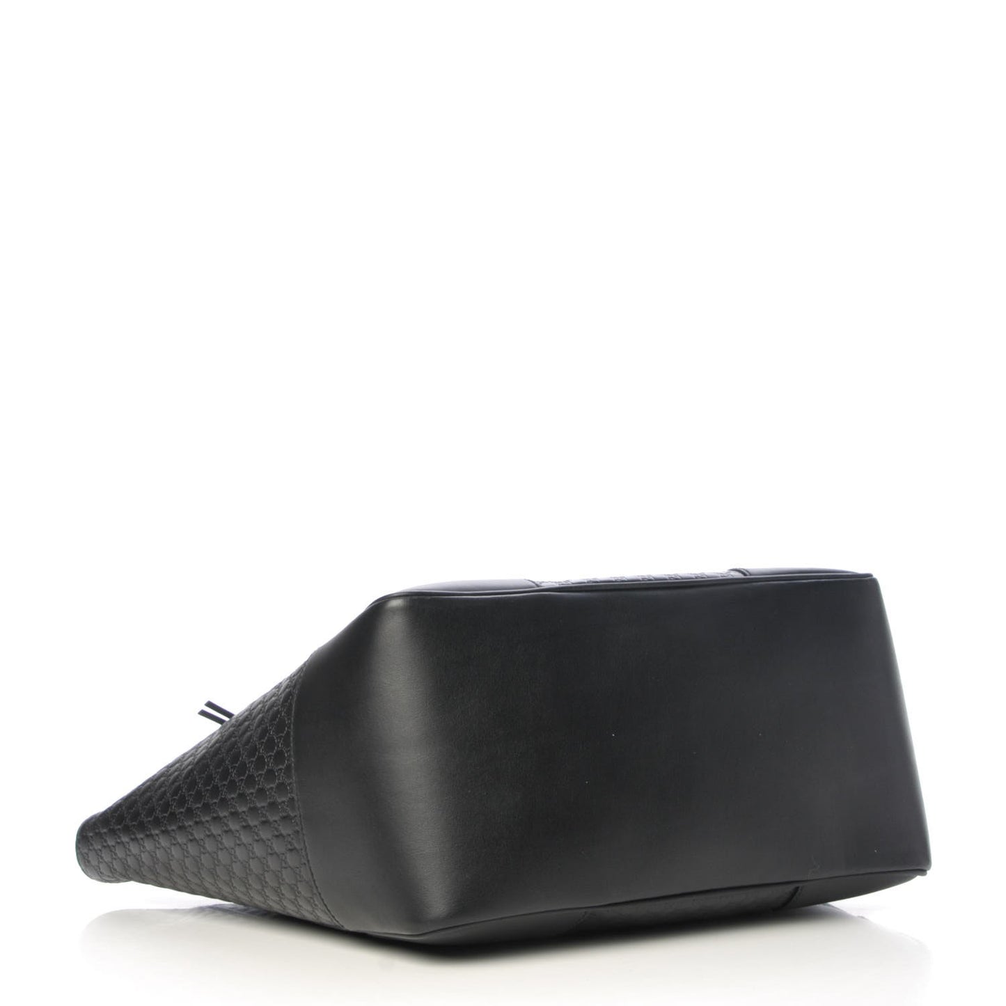 Microguccissima Bree Zippered Tote Black