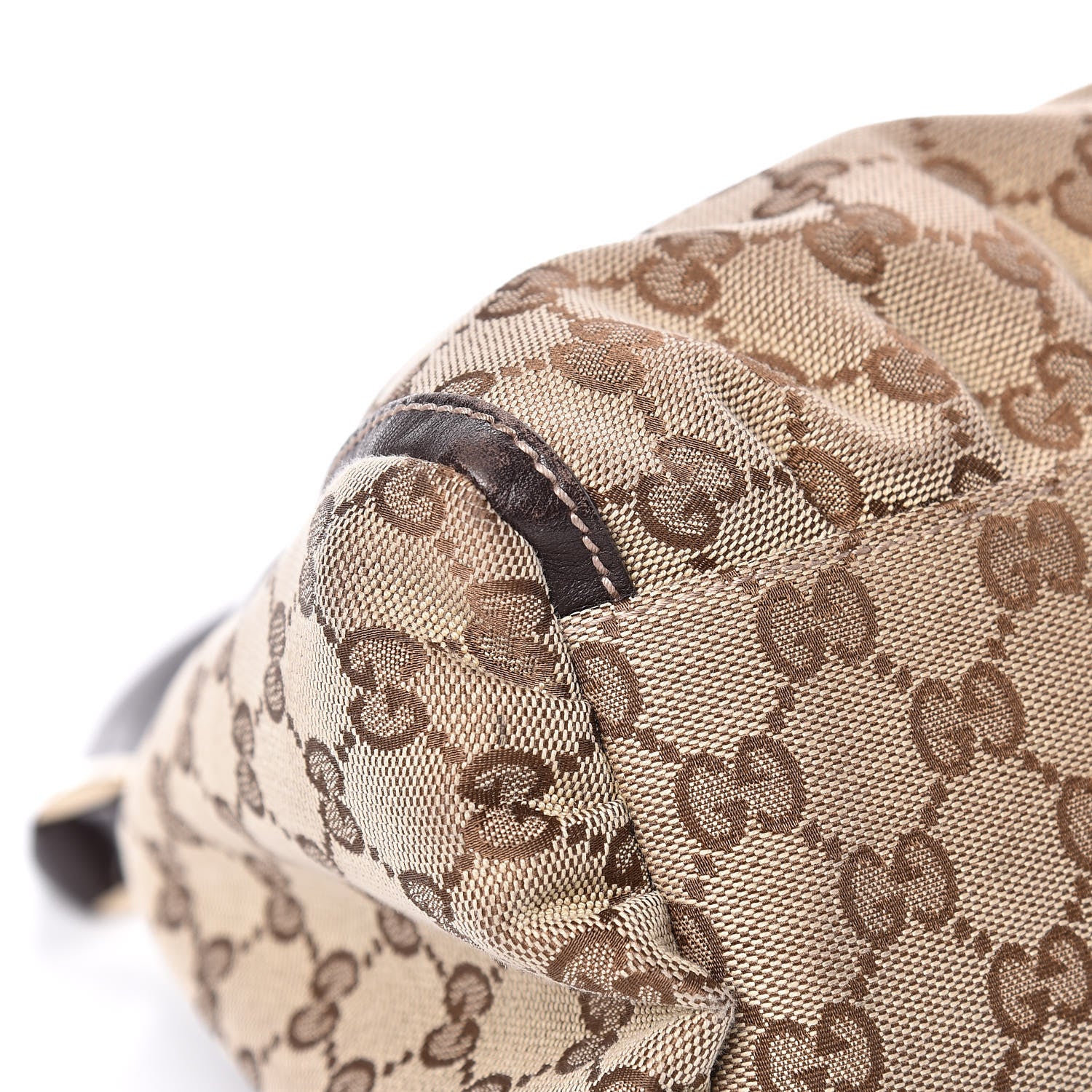Gucci Monogram Medium D Gold Hobo Dark Brown 8 of 12