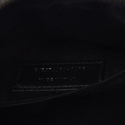 Saint Laurent Calfskin Matelasse Monogram Lou Camera Bag Black 7 of 9