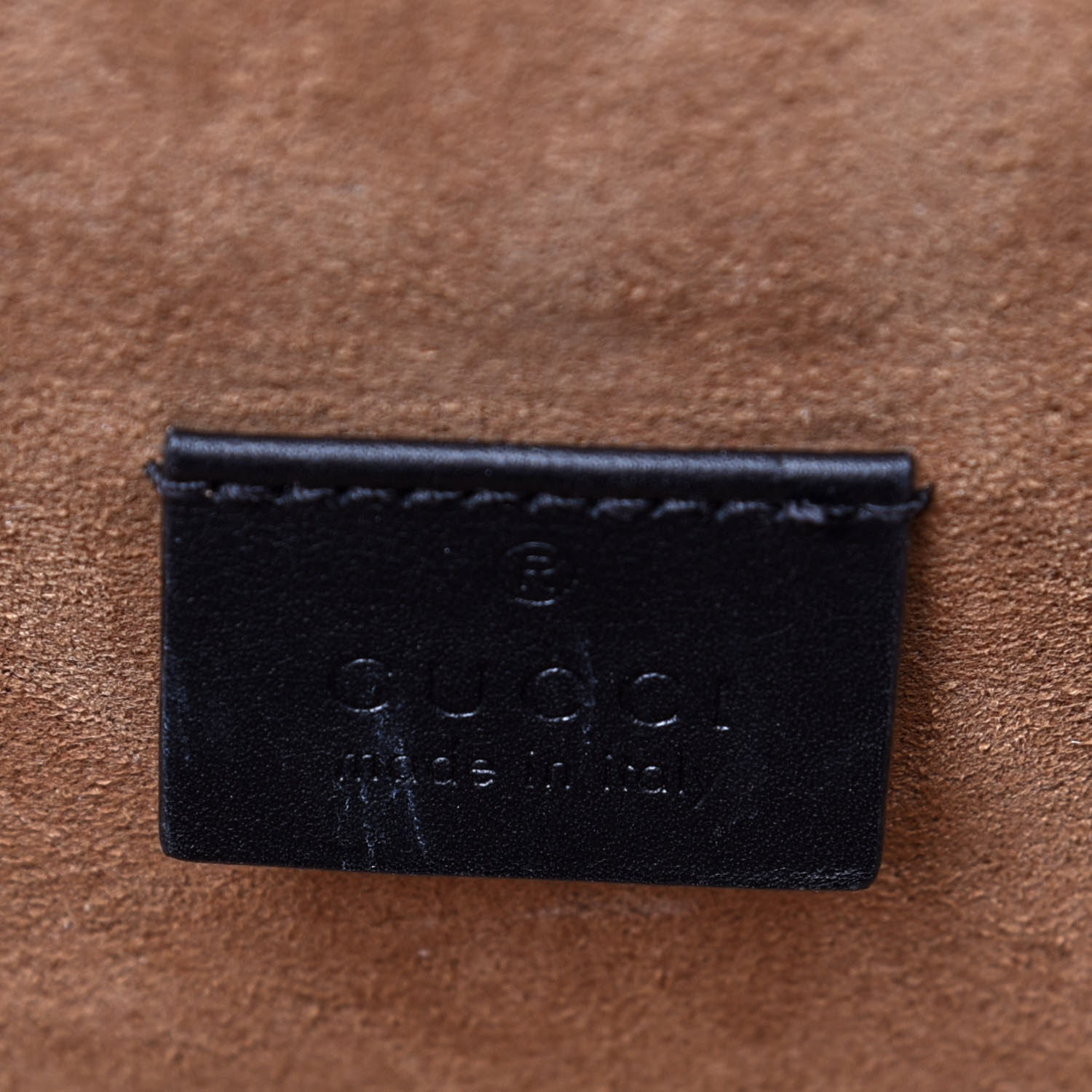 Gucci GG Supreme Monogram Small Padlock Bamboo Shoulder Bag Beige Black Cuir 6 of 10