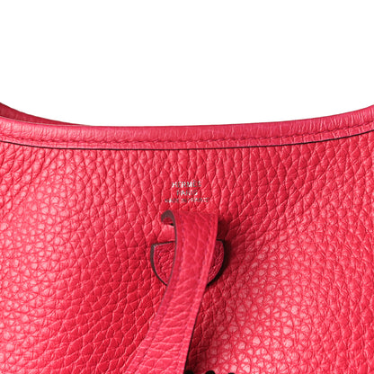 Hermes Taurillon Clemence Evelyne TPM Rose Extreme 6 of 14