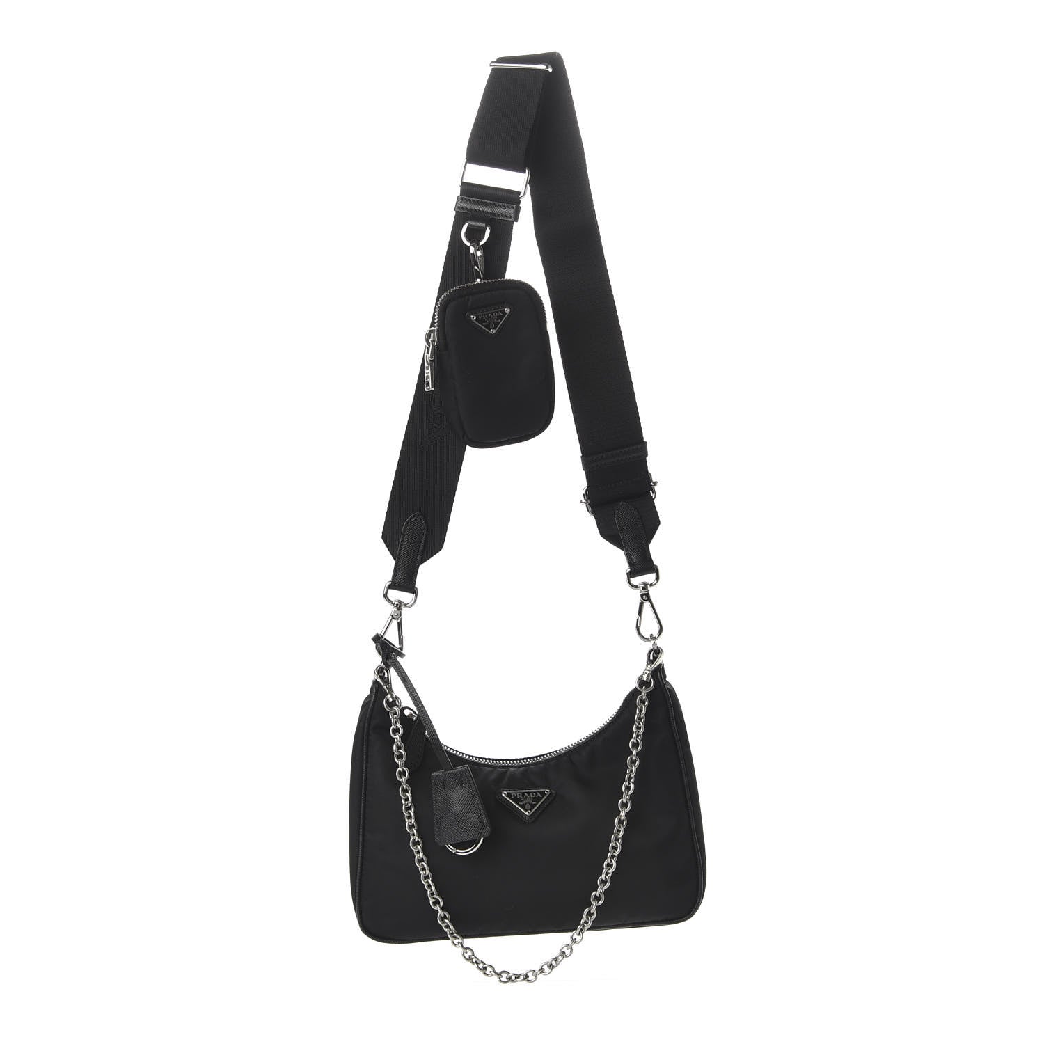 Prada Nylon Re-Edition 2005 Shoulder Bag Black 1 of 9