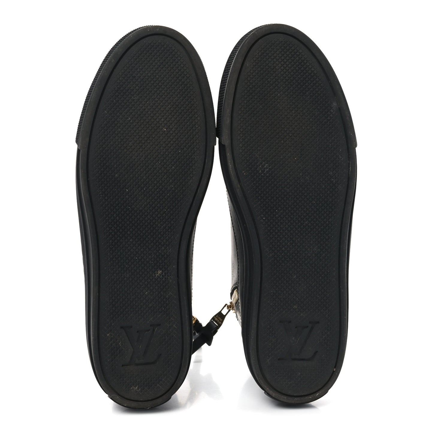 Calfskin Monogram Stellar Sneaker Boots 37.5 Black White