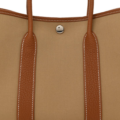 Hermes Toile Negonda Garden Party 30 TPM Trench Gold 8 of 11