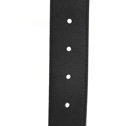 Gucci Piuma Calfskin Jumbo GG Embossed 35mm Belt 95 38 Black 4 of 4