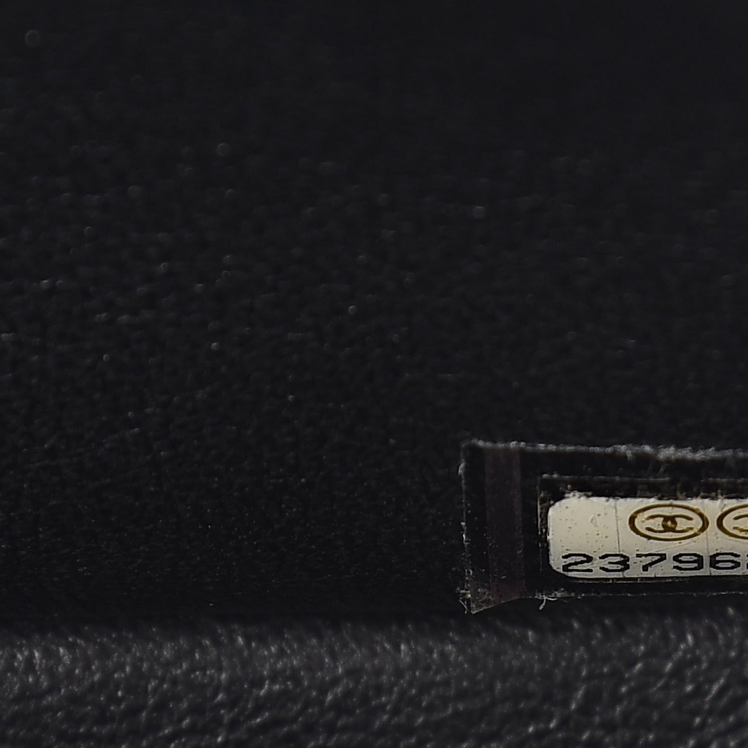 Chanel Crumpled Calfskin Quilted Jumbo Double Flap So Black 7 of 15