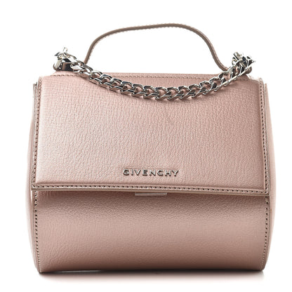 Givenchy Metallic Calfskin Mini Pandora Box Chain Crossbody Bag 1 of 12