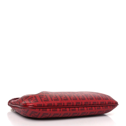 Fendi Zucchino Spalmati Forever Pochette Bordeaux Rubino 3 of 8