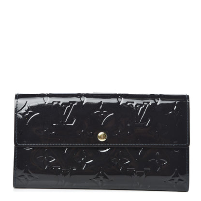 Louis Vuitton Vernis Sarah Wallet Blue Infini 1 of 8