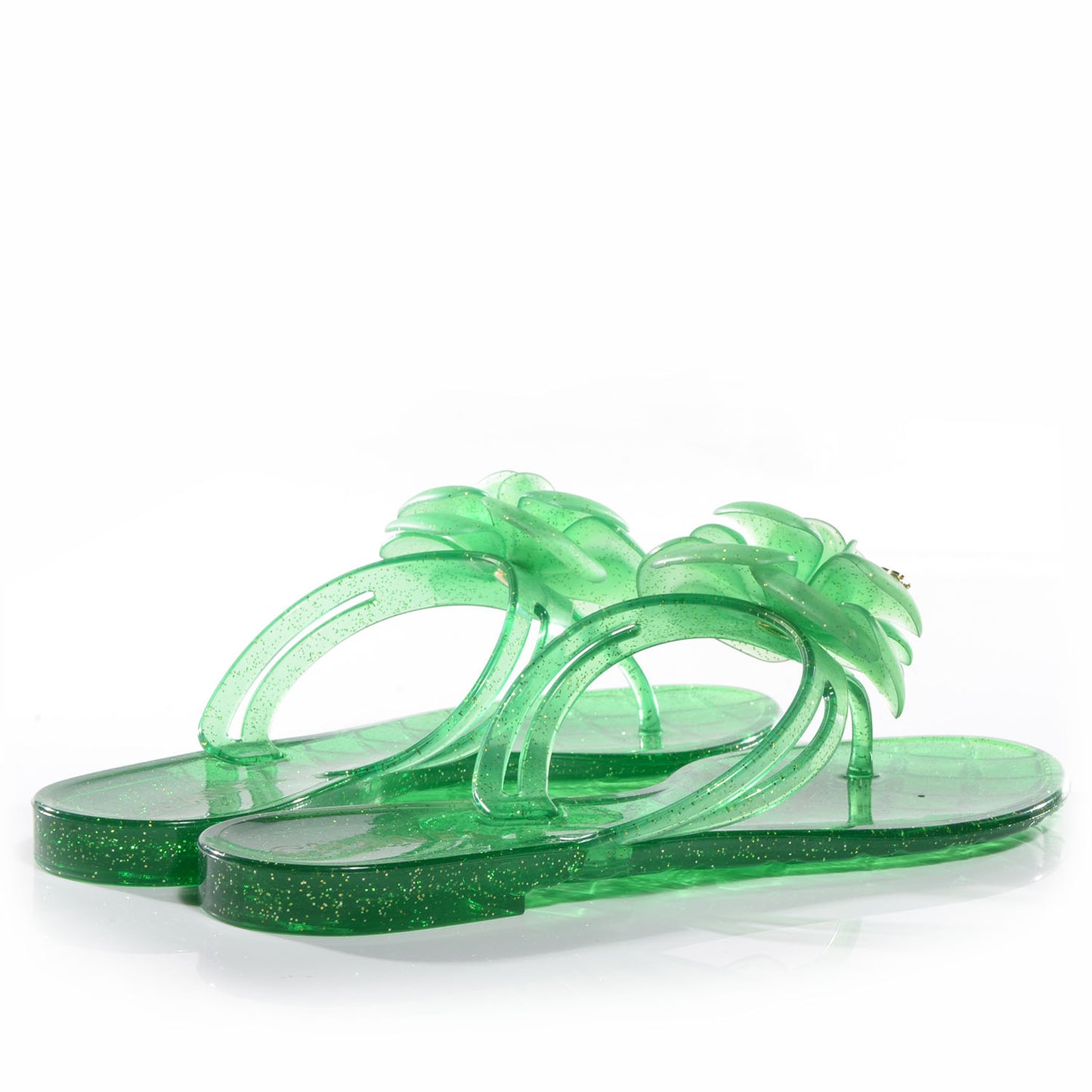 Jelly Aloha Sandals 36 Green