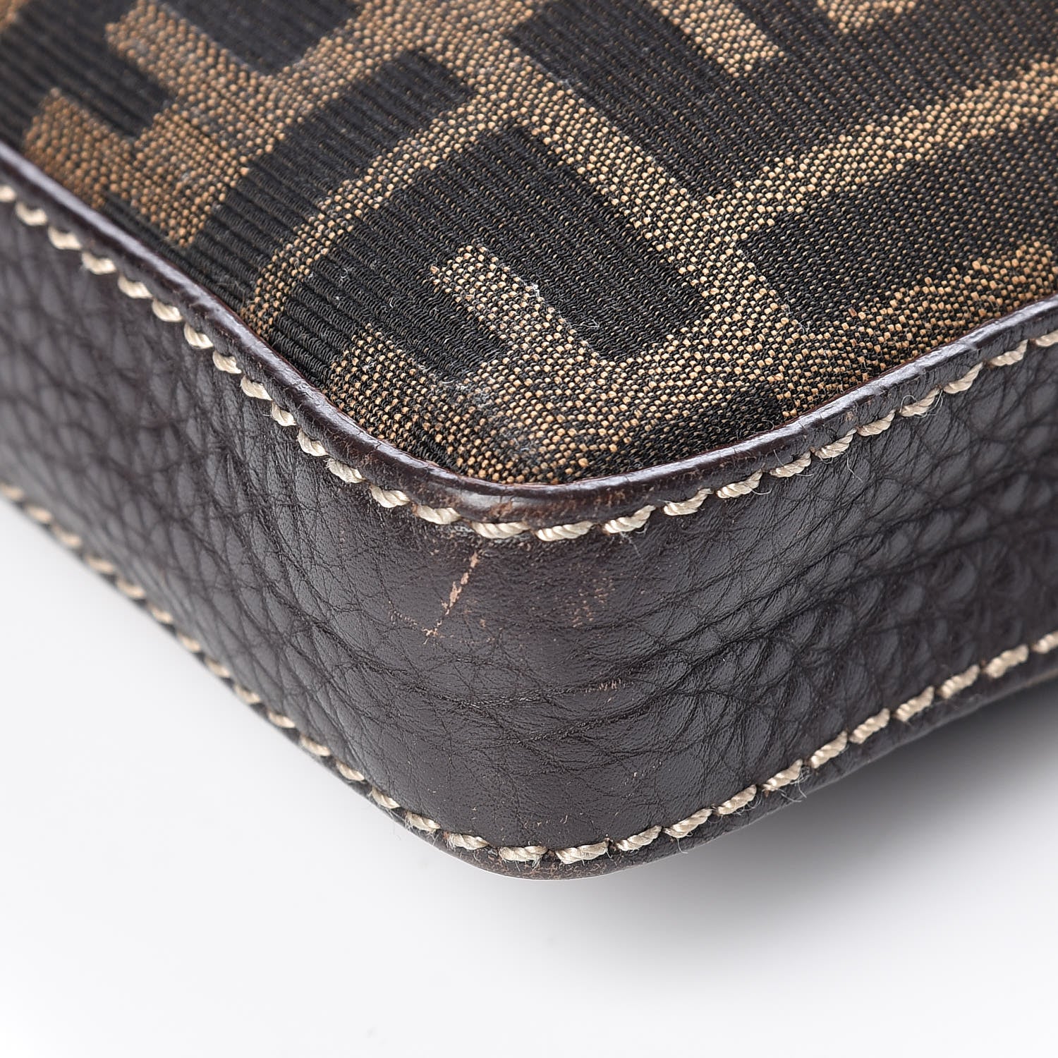Fendi Zucca Cuoio Romano Selleria Messenger Tobacco Moro 9 of 14