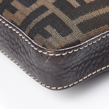 Fendi Zucca Cuoio Romano Selleria Messenger Tobacco Moro 9 of 14