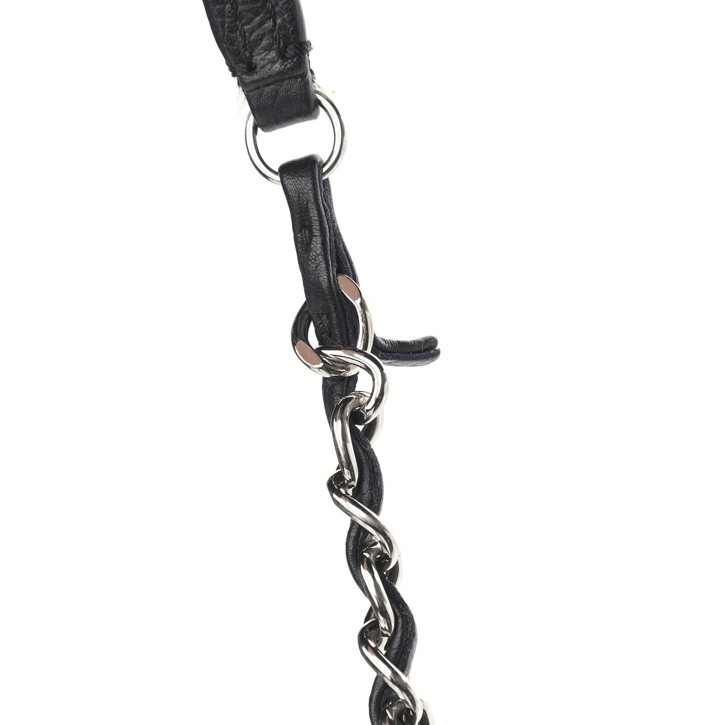 Grained Calfskin CC Pocket Tote Black