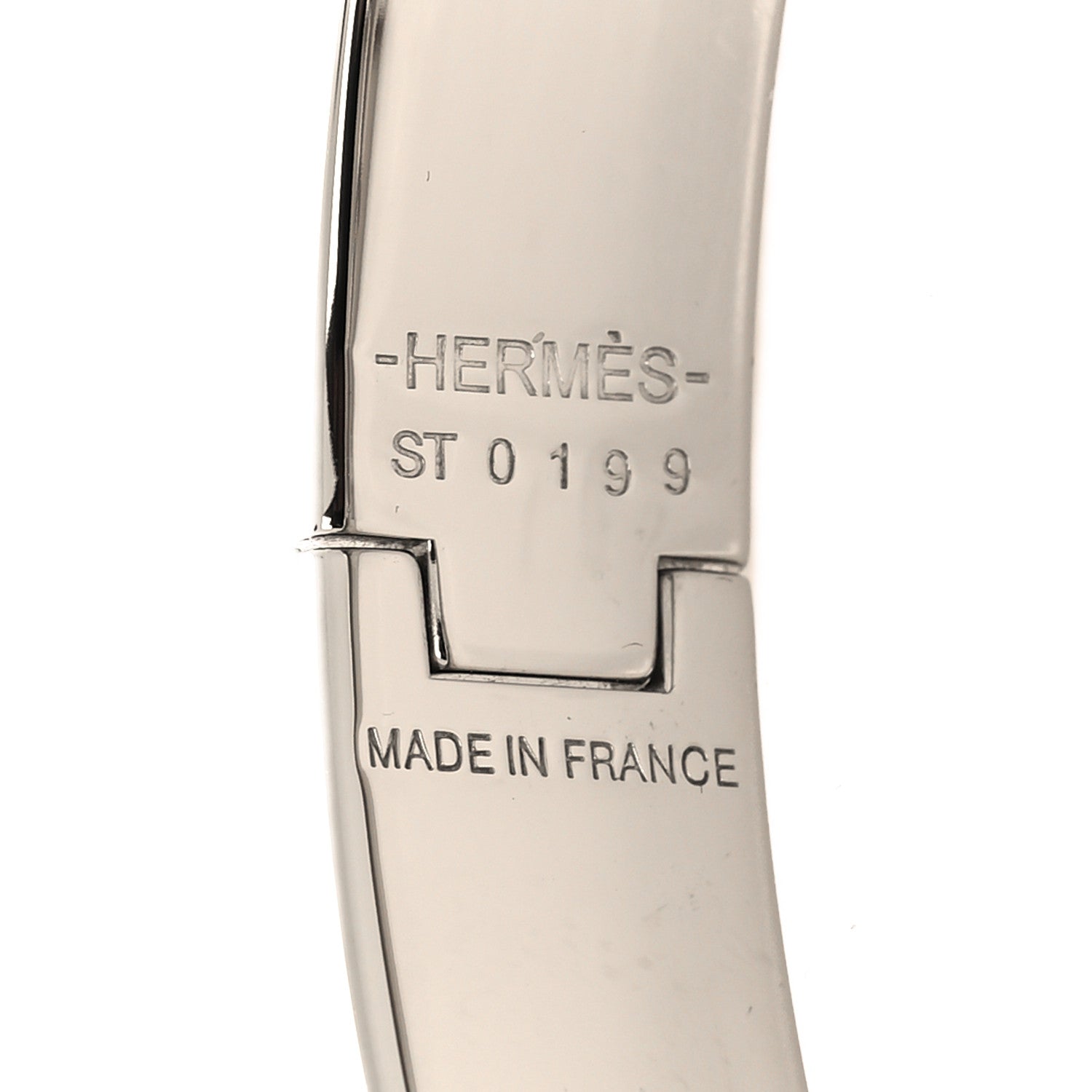 Hermes Enamel Clic Anneau Bracelet PM Marron Glace 4 of 5