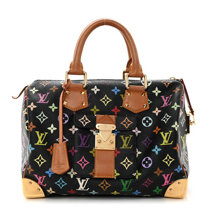 Louis Vuitton Monogram Multicolor Speedy 30 Black 1 of 10