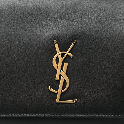 Saint Laurent Grained Calfskin Monogram Niki Satchel Black 8 of 10