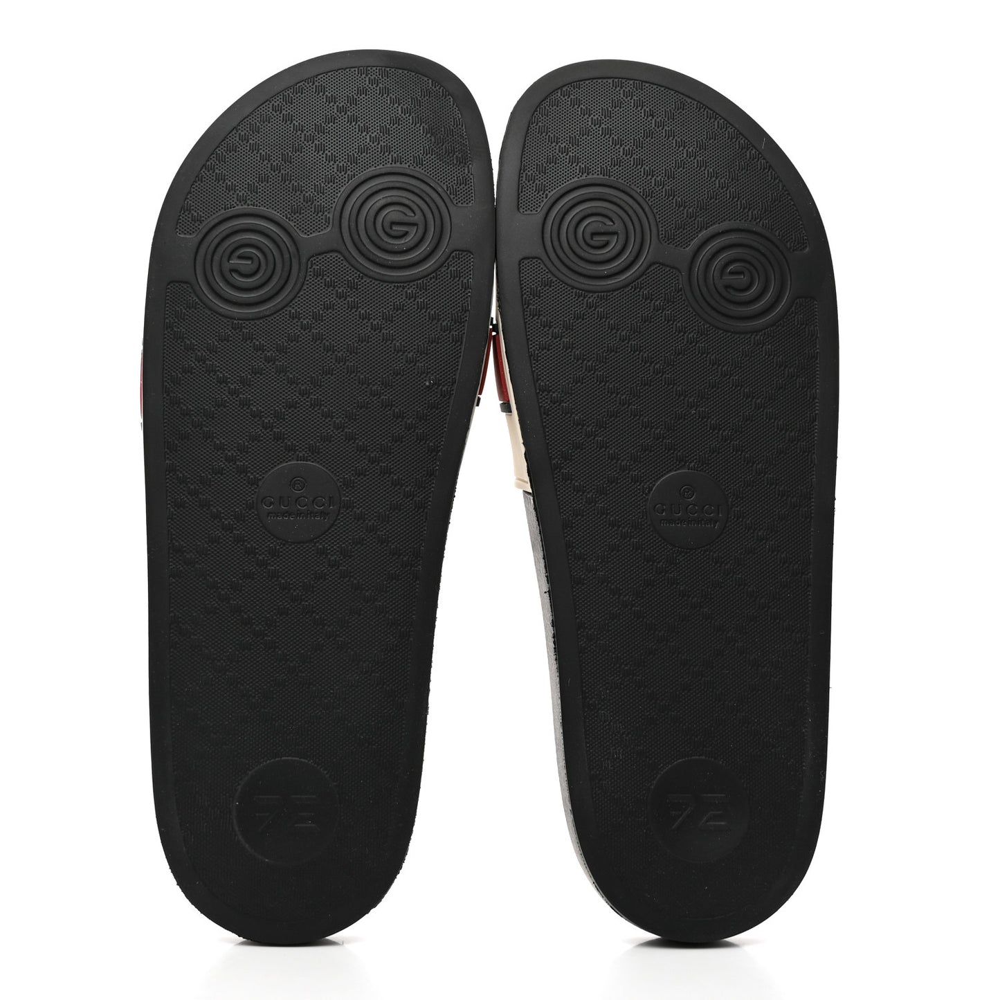 Rubber Gucci Mens Slide Sandals 11 Great White