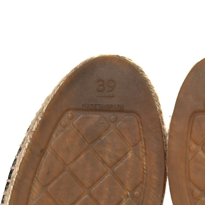 Chanel Lambskin CC Espadrilles 39 Black 6 of 7