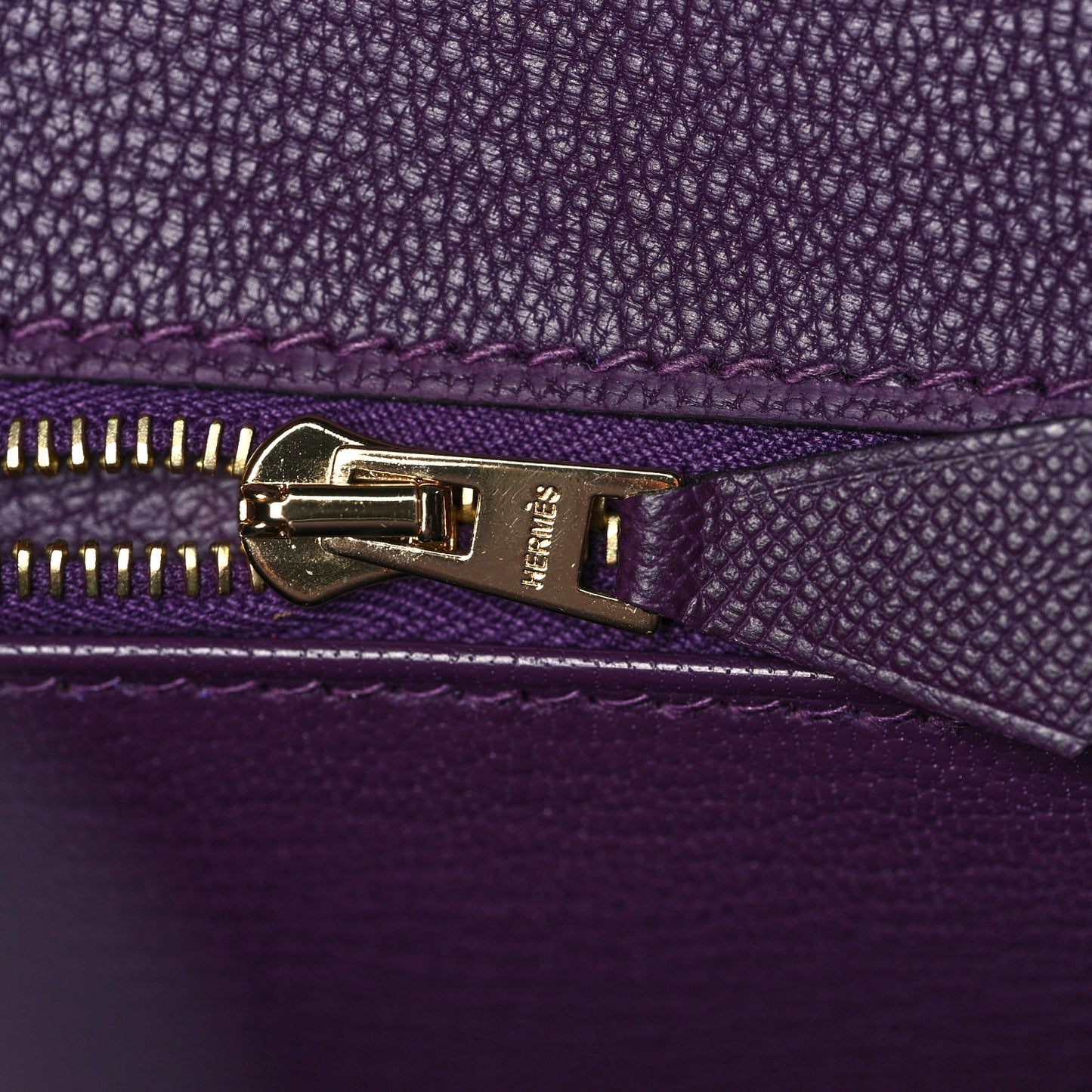 Madame Calfskin Birkin Sellier 25 Cassis