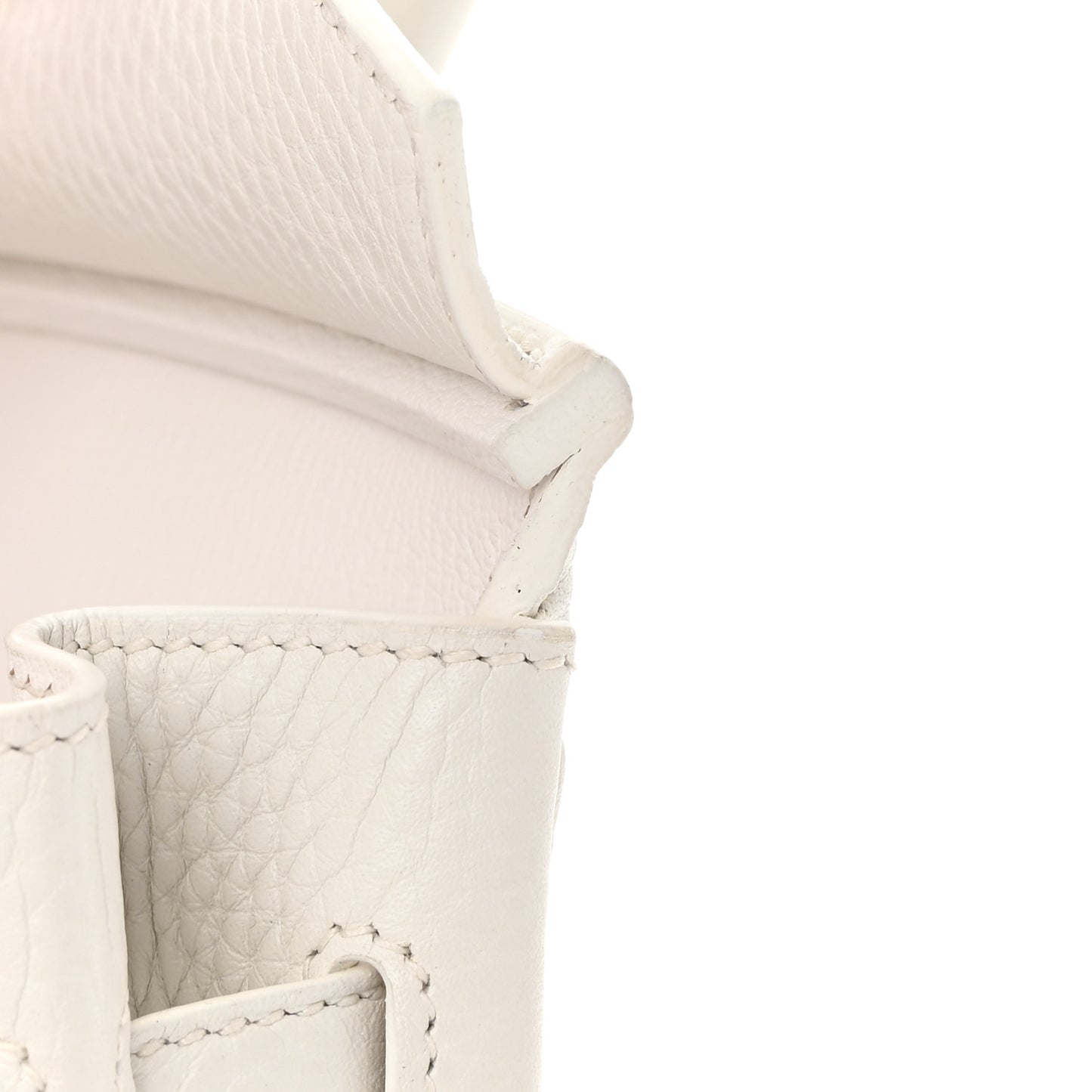 Taurillon Clemence Birkin 30 White
