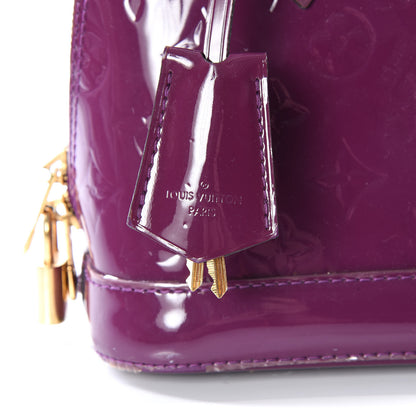 Louis Vuitton Vernis Alma BB Amethyste 11 of 14