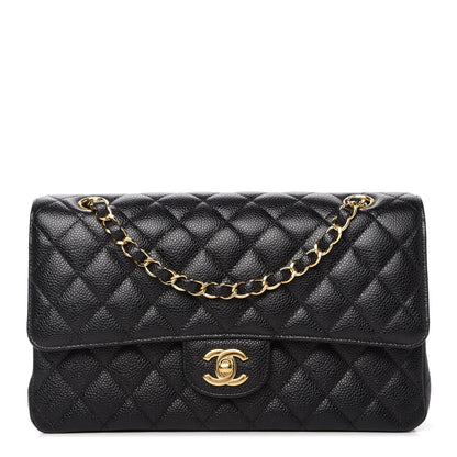 Chanel Caviar Quilted Medium Double Flap Black 1 of 11