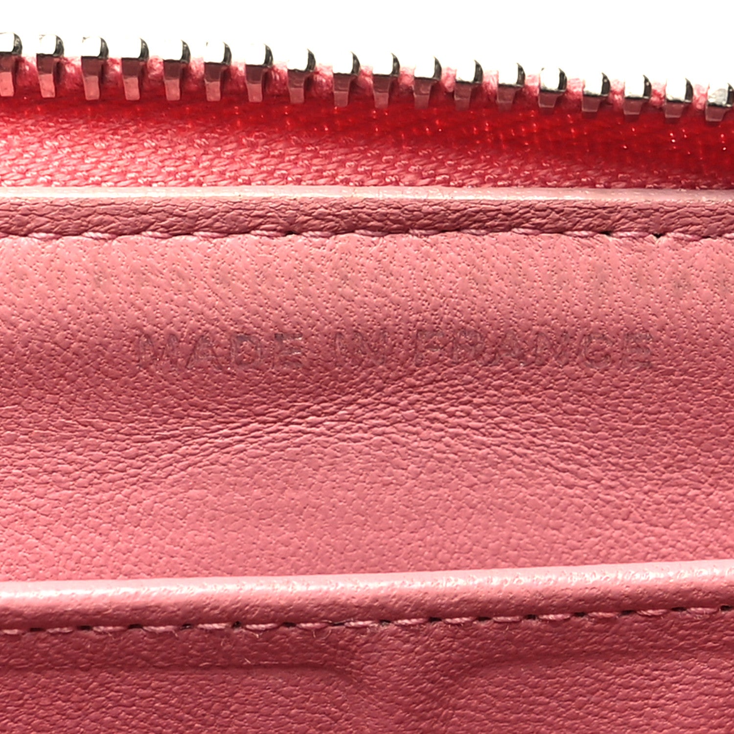 Chanel Lambskin Quilted Large Gusset Zip Around Wallet Pink 7 of 15