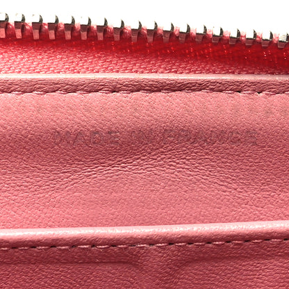 Chanel Lambskin Quilted Large Gusset Zip Around Wallet Pink 7 of 15