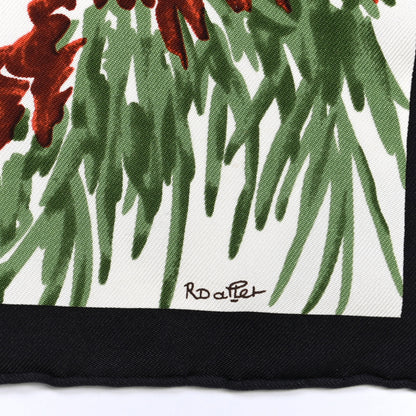 Hermes Silk Les Tigreaux Pocket Square 3 of 5