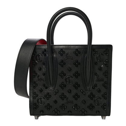 Christian Louboutin Calfskin Spikes Loubinthesky Mini Paloma Black 1 of 16